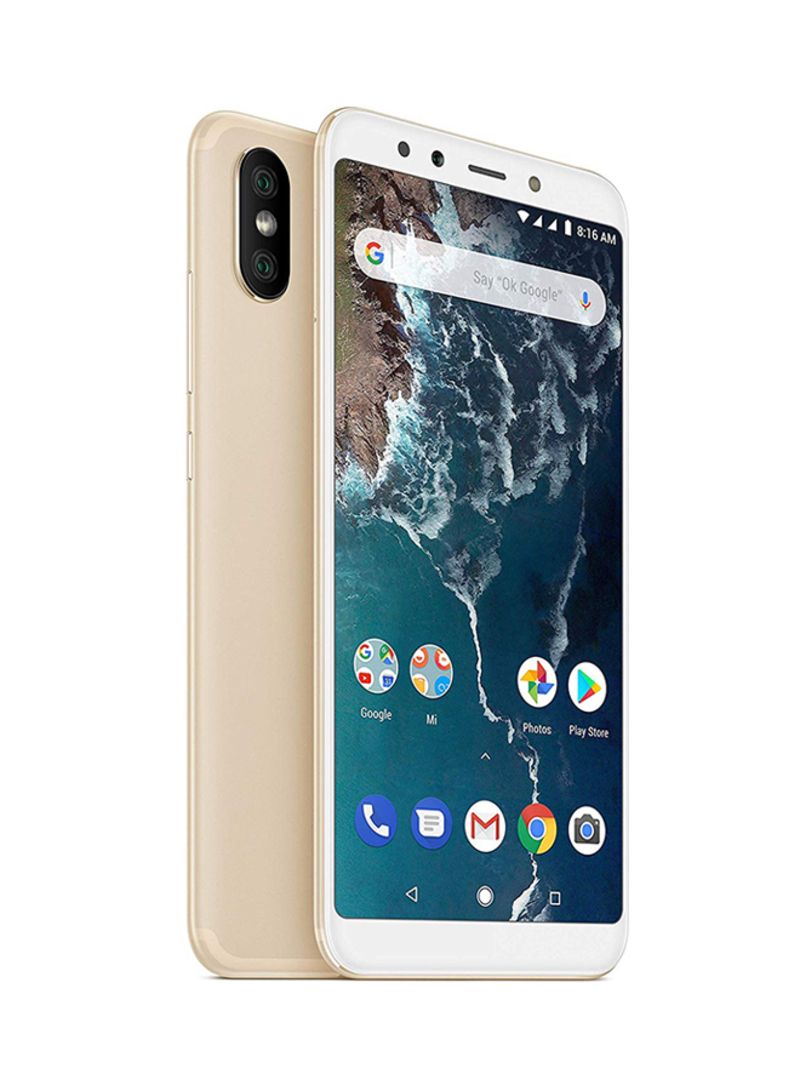 Mi A2 Dual SIM Gold 4GB RAM 64GB 4G LTE